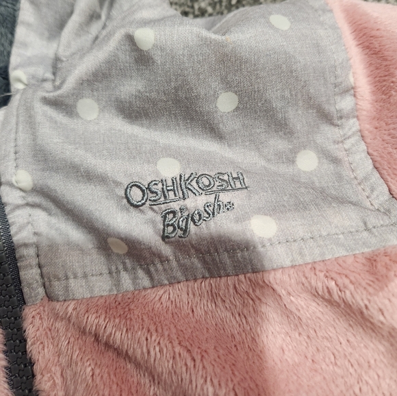 OshKosh reversible light weight jacket. Toddler girl - size 3T/4T. - Picture 3 of 7